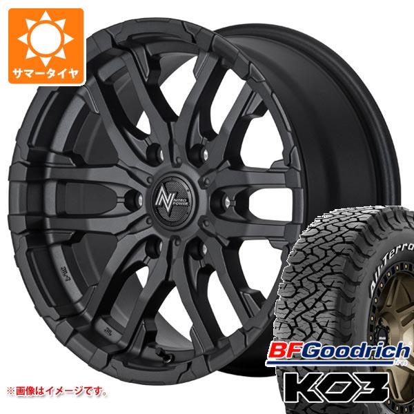 5本セット FJクルーザー 10系用 サマータイヤ BFグッドリッチ オールテレーンT/A KO3 LT285/70R17 121/118S ホワイトレター M26 クロスファング 8.0 17 : m26zb6 42572 t801005yt 5 : タイヤ1番