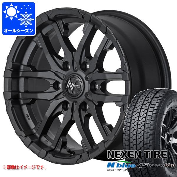 ハイエース 200系用 オールシーズンタイヤ ネクセン エヌブルー 4シーズン バン 215/65R16 109/107T ナイトロパワー M26 クロスファング 6.5-16