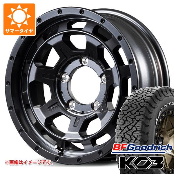 5本セット スズキ ジムニーノマド JC74W用 サマータイヤ BFグッドリッチ オールテレーンT/A KO3 LT225/70R16 102/99S ホワイトレター M7 ファランクス 6.0-16