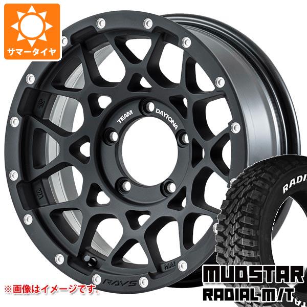 5本セット ジムニーシエラ JB74W用 サマータイヤ マッドスター ラジアル M/T 215/70R16 100T ホワイトレター レイズ デイトナ M8 6.0 16 :m8n2s 34822 s86770zk 5:タイヤ1番