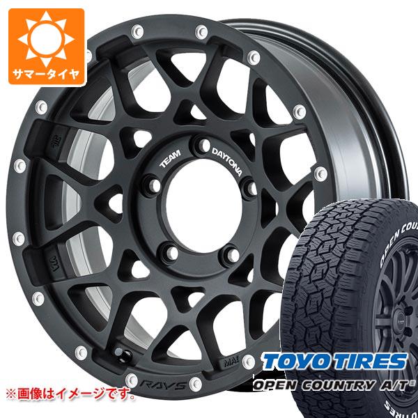 ジムニーシエラ JB74W用 サマータイヤ トーヨー オープンカントリー A/T3 215/70R16 100T ホワイトレター レイズ デイトナ M8 6.0 16 :m8n2s 41238 s86770zk:タイヤ1番