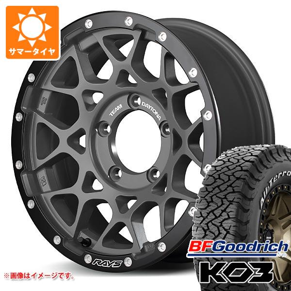 スズキ ジムニーノマド JC74W用 サマータイヤ BFグッドリッチ オールテレーンT/A KO3 LT225/70R16 102/99S ホワイトレター デイトナ M8 xB エディション 6.0-16
