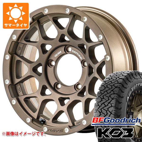 RAYS - 5本仕かける ジムニーシエラ JB74W用 炎節タイア BF好ましい分限者 オールテレーンT/A KO3 LT215/70R16 100/97S 白いこと水茎の跡 レイズ デイトナ M8 6.0-16
