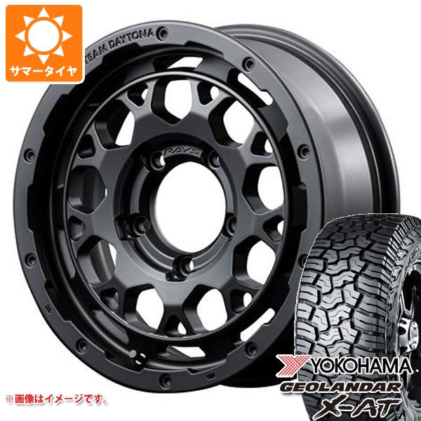 5本セット ジムニー JB64W用 2024年製 サマータイヤ ヨコハマ ジオランダー X AT G016 LT215/70R16 100/97Q ブラックレター レイズ デイトナ M9 5.5 16 :m9bj 36857 s86768zk 5:タイヤ1番