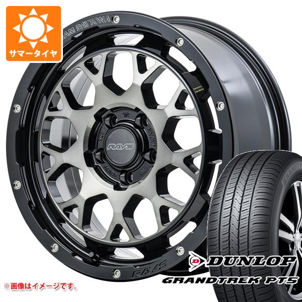 5本セット ジープ ラングラー JK/JL系用 サマータイヤ ダンロップ グラントレック PT5 265/70R17 115S レイズ デイトナ M9+