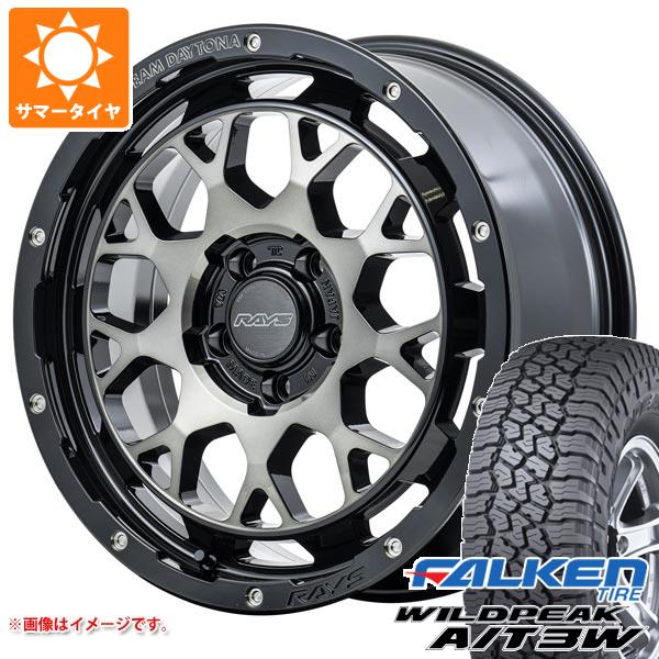RAYS - 5本仕かける ジープ ラングラー JK/JL系用 炎節タイア ファルケン ワイルドピーク A/T3W 35x12.50R17 121Q レイズ デイトナ M9+