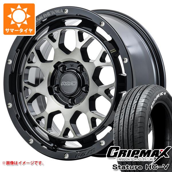 ジープ レネゲード BU系用 サマータイヤ グリップマックス スタチャー HC V 215/60R17C 109/107S ホワイトレター レイズ デイトナ M9+ :m9pber 39754 j27113p:タイヤ1番