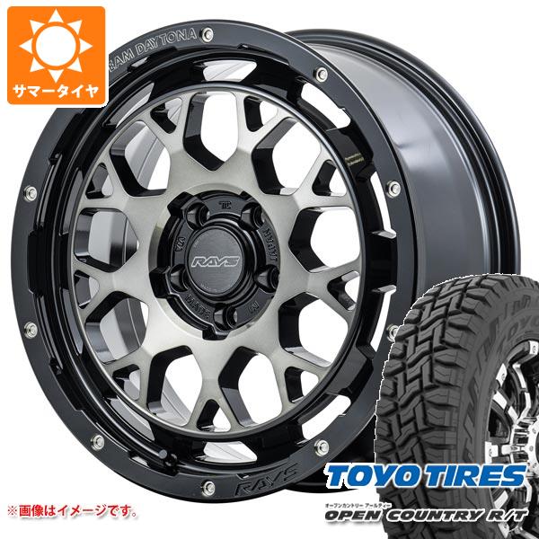 ジープ ラングラー JK/JL系用 サマータイヤ トーヨー オープンカントリー R/T LT285/70R17 116/113Q ホワイトレター レイズ デイトナ M9+ :m9pbew 35680 j27121p:タイヤ1番