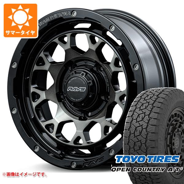 ジムニーシエラ JB74W用 サマータイヤ トーヨー オープンカントリー A/T3 215/70R16 100T ブラックレター レイズ デイトナ M9+ 6.0 16 :m9pbes 38817 s86770zk:タイヤ1番