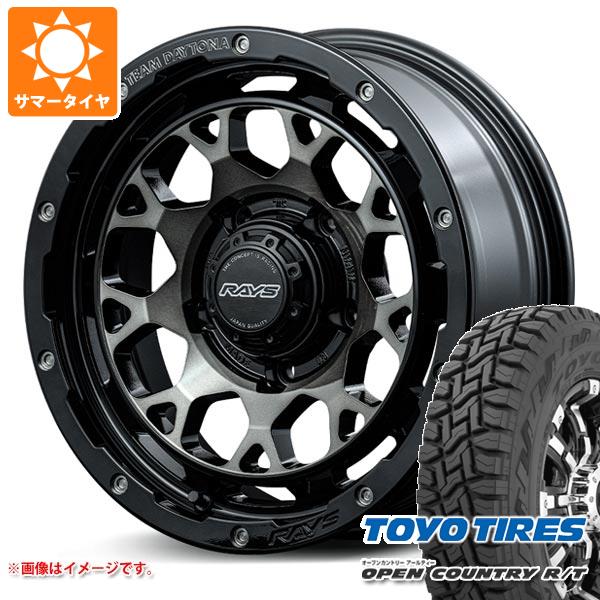 ジムニー用 サマータイヤ トーヨー オープンカントリー R/T 185/85R16 105/103N LT ホワイトレター レイズ デイトナ M9+ 5.5 16 :m9pbej 34452 s86999zk:タイヤ1番