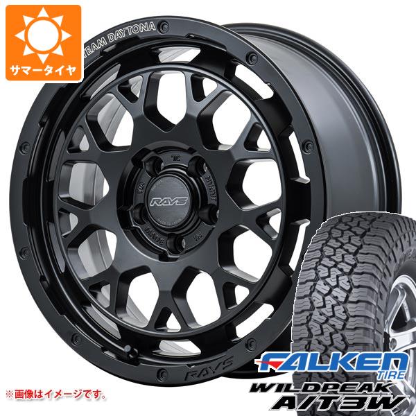 ジープ ラングラー JK/JL系用 サマータイヤ ファルケン ワイルドピーク A/T3W LT265/70R17 121/118R レイズ デイトナ M9+ :m9pbow 34518 j27102p:タイヤ1番