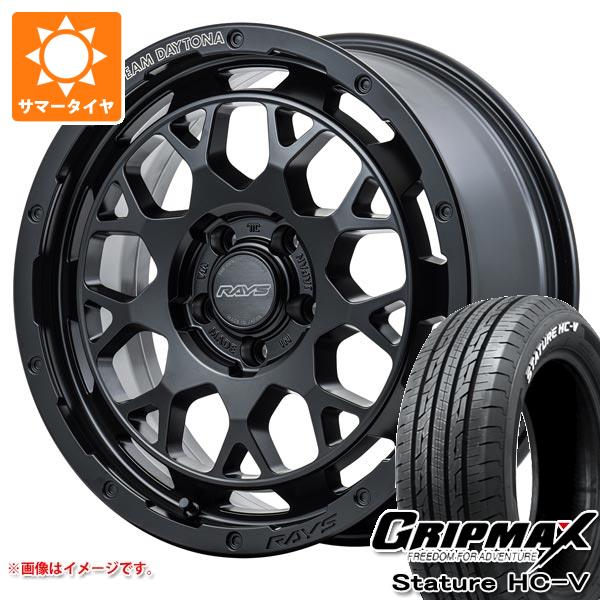 T31エクストレイル用 サマータイヤ グリップマックス スタチャー HC V 215/65R16C 109/107S ホワイトレター レイズ デイトナ M9+ 7.0 16 :m9pbo5 39753 n84986sn:タイヤ1番