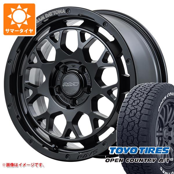 デリカD5用 2024年製 サマータイヤ トーヨー オープンカントリー A/T3 215/70R16 100T ホワイトレター レイズ デイトナ M9+ 7.0-16｜tire1ban