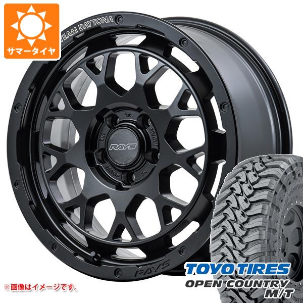 ジープ ラングラー JK/JL系用 サマータイヤ トーヨー オープンカントリー M/T 35x12.50R17 LT 121P ブラックレター レイズ デイトナ M9+ :m9pbow 32609 j27123p:タイヤ1番