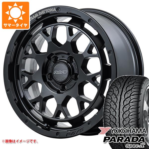 RAYS - 炎節タイア 235/60R18 103V ヨコハマ パラダ 規格-X PA02 レイズ デイトナ M9+ 7.5-18
