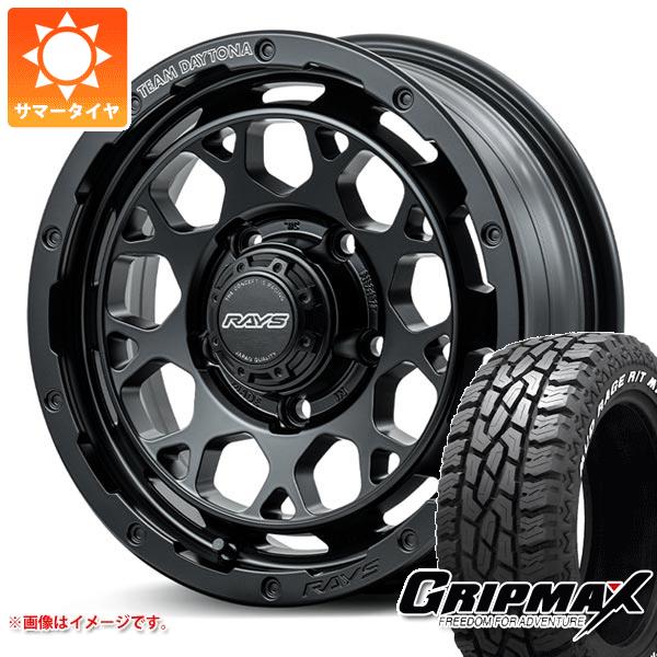 5本セット ジムニーシエラ JB74W用 サマータイヤ グリップマックス マッドレイジ R/T MAX LT215/70R16 100/97R ホワイトレター レイズ デイトナ M9+ 6.0-16