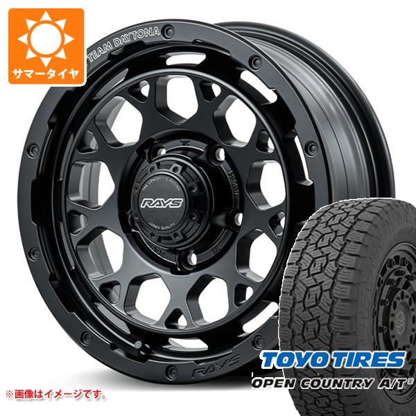 5本セット ジムニー用 サマータイヤ トーヨー オープンカントリー A/T3 175/80R16 91S ブラックレター レイズ デイトナ M9+ 5.5 16 : m9pboj 38821 s86740zk 5 : タイヤ1番