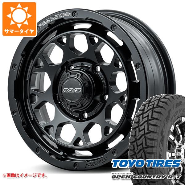 ジムニーシエラ JB74W用 2024年製 サマータイヤ トーヨー オープンカントリー R/T LT225/70R16 102/99Q ホワイトレター レイズ デイトナ M9+ 6.0 16 :m9pbos 37304 s861006zk:タイヤ1番