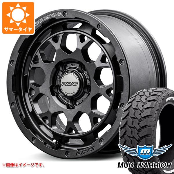 T31エクストレイル用 サマータイヤ モンスタ マッドウォーリアー LT215/70R16 107/105Q ホワイトレター レイズ デイトナ M9+ スペックM 7.0 16 :m9pm5 34780 n84987sn:タイヤ1番