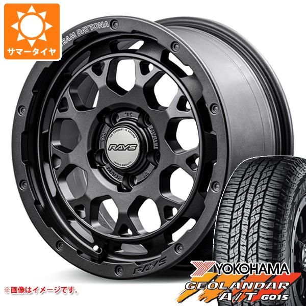 サマータイヤ 225/60R18 104H XL ヨコハマ ジオランダー A/T G015 ブラックレター レイズ デイトナ M9+ スペックM 7.5 18 :m9pm5 36771:タイヤ1番