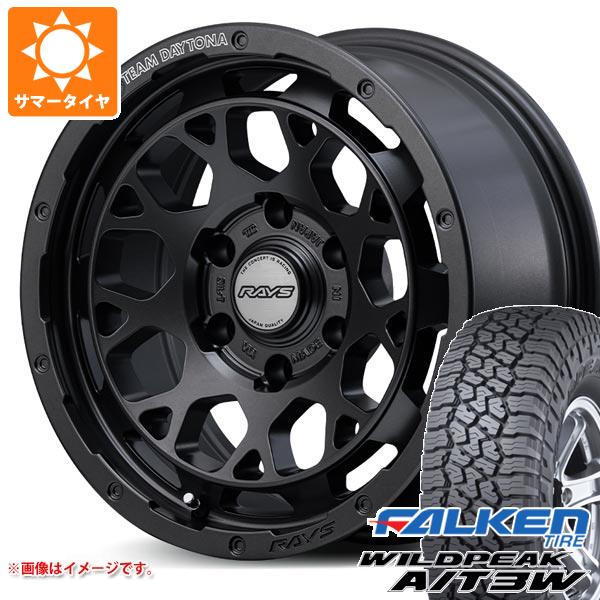 FJクルーザー 10系用 サマータイヤ ファルケン ワイルドピーク A/T3W LT265/70R17 121/118R レイズ デイトナ M9+ スペックM 8.0 17 :m9pm6 34518 t801004yt:タイヤ1番