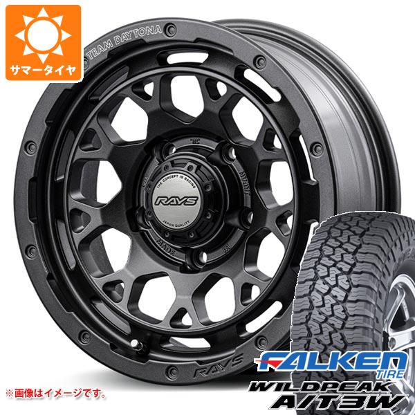 ジムニー用 サマータイヤ ファルケン ワイルドピーク A/T3W 175/80R16 91S レイズ デイトナ M9+ スペックM 5.5 16 :m9pmj 36990 s86740zk:タイヤ1番