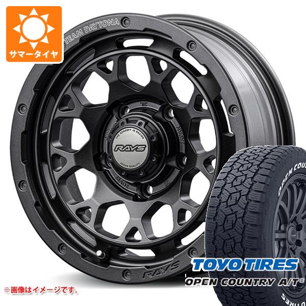 ジムニー JB64W用 2024年製 サマータイヤ トーヨー オープンカントリー A/T3 215/70R16 100T ホワイトレター レイズ デイトナ M9+ スペックM 5.5 16 :m9pmj 41238 s86768zk:タイヤ1番