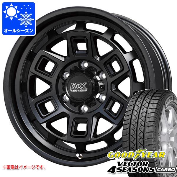ハイエース 200系用 オールシーズンタイヤ グッドイヤー ベクター 4シーズンズ カーゴ 195/80R15 107/105N マッドクロス アイヴァー 6.0-15