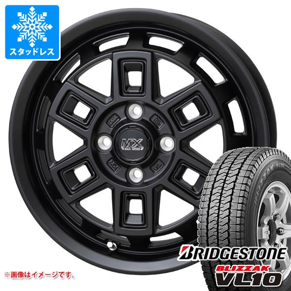 ハイゼットカーゴ S320系用 スタッドレス ブリヂストン ブリザック VL10 145/80R12 80/78N (145R12 6PR相当) マッドクロス アイヴァー｜tire1ban