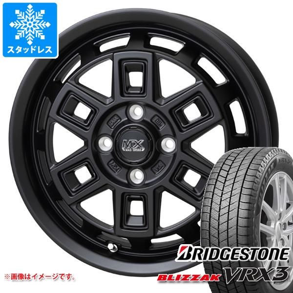 ブリザック VRX3 - スタッドレスタイヤ ブリヂストン 165/65R15 81Q マッドクロス アイヴァー 4.5-15