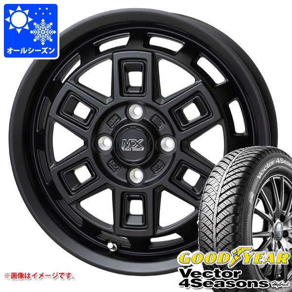 ハスラー用 オールシーズンタイヤ グッドイヤー ベクター 4シーズンズ ハイブリッド 165/70R14 81S マッドクロス アイヴァー 4.5-14