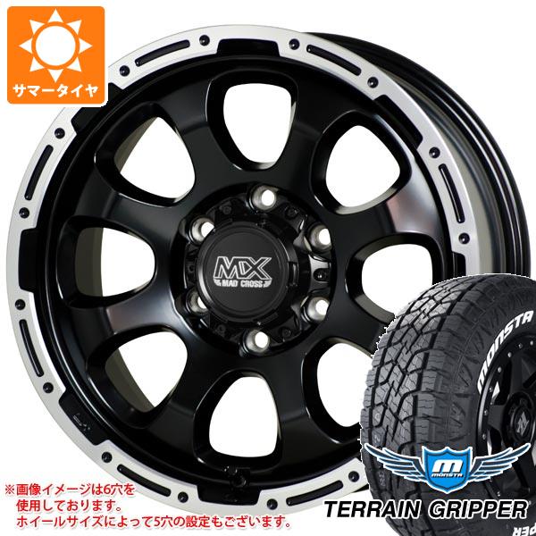 FJクルーザー 10系用 サマータイヤ モンスタ テレーングリッパー 265/70R17 115T ホワイトレター マッドクロスグレイス 8.0-17｜tire1ban