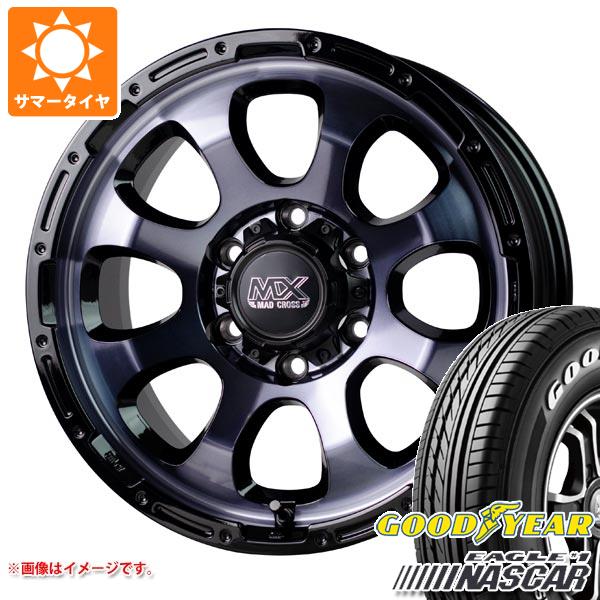 ハイエース 200系用 サマータイヤ グッドイヤー イーグル ＃1 ナスカー 215/60R17C 109/107R ホワイトレター マッドクロスグレイス 6.5 17 :madgrbkh 14403 t80968yt:タイヤ1番