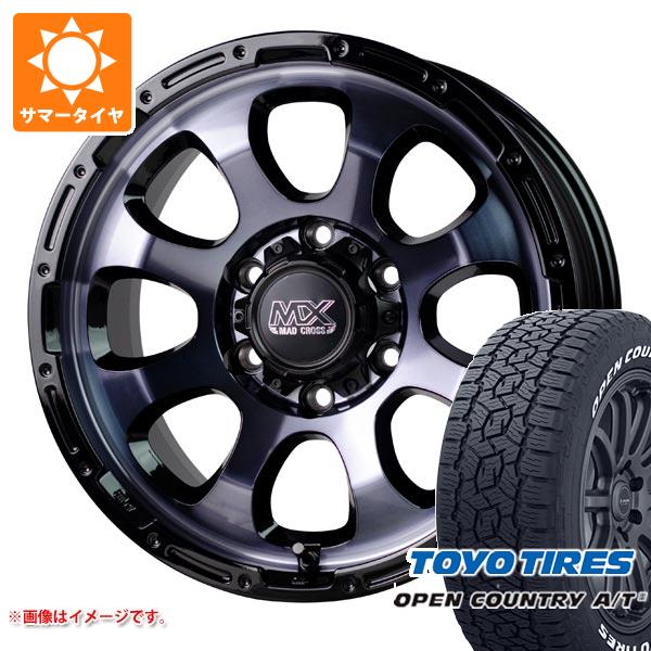 5本セット FJクルーザー 10系用 サマータイヤ トーヨー オープンカントリー A/T3 265/70R17 115T ホワイトレター マッドクロスグレイス 8.0 17 :madgrbk6 41270 t801004yt 5:タイヤ1番