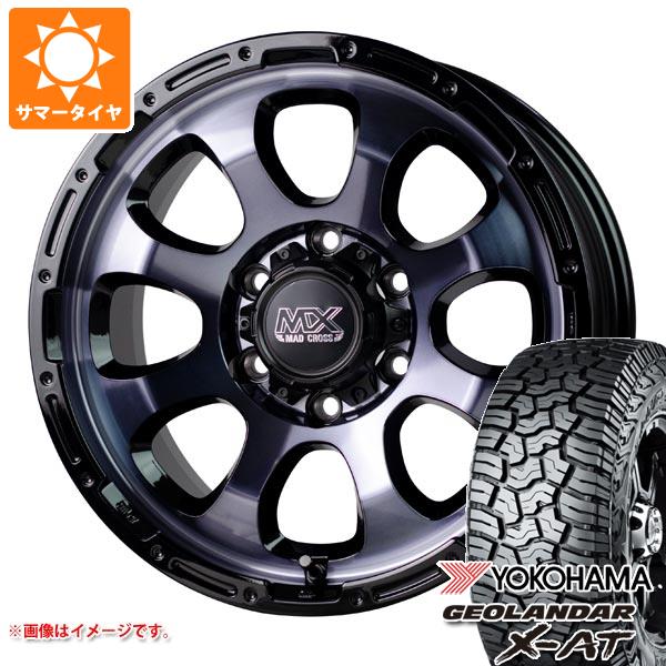 5本セット FJクルーザー 10系用 2024年製 サマータイヤ ヨコハマ ジオランダー X AT G016 LT265/70R17 121/118Q ブラックレター マッドクロスグレイス 8.0 17 :madgrbk6 33341 t801004yt 5:タイヤ1番