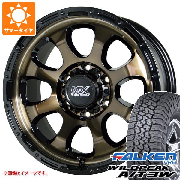 5本セット FJクルーザー 10系用 サマータイヤ ファルケン ワイルドピーク A/T3W LT265/70R17 121/118R  マッドクロスグレイス 8.0-17