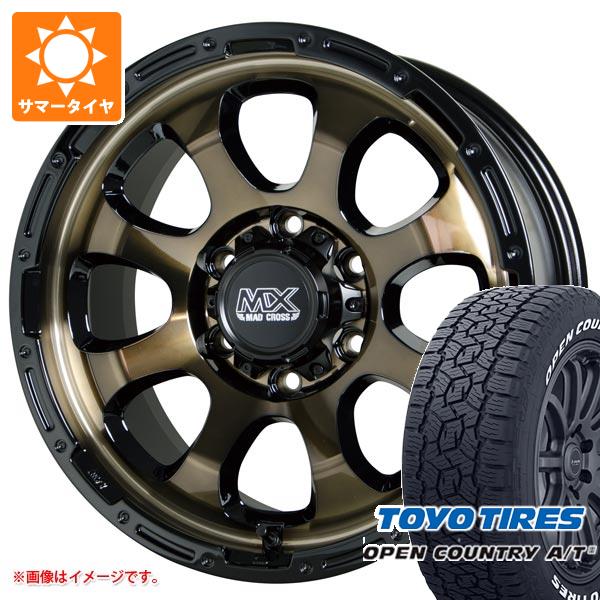 5本セット FJクルーザー 10系用 サマータイヤ トーヨー オープンカントリー A/T3 265/70R17 115T ホワイトレター マッドクロスグレイス 8.0 17 :madgrbr 41270 t801004yt 5:タイヤ1番