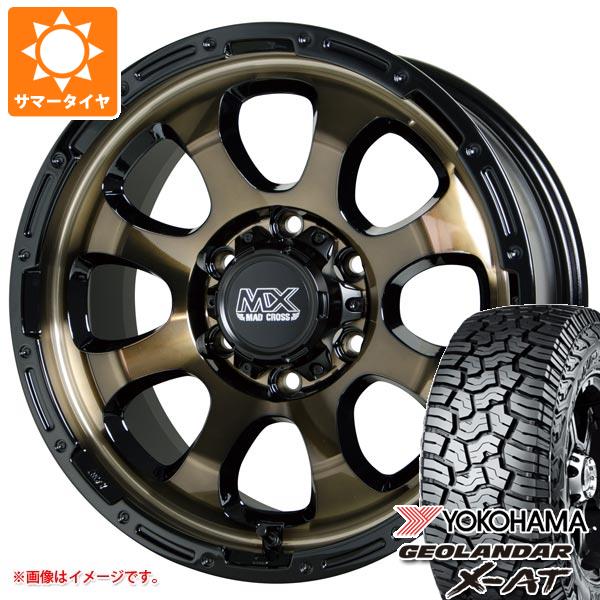 5本セット FJクルーザー 10系用 2024年製 サマータイヤ ヨコハマ ジオランダー X AT G016 LT265/70R17 121/118Q ブラックレター マッドクロスグレイス 8.0 17 :madgrbr 33341 t801004yt 5:タイヤ1番