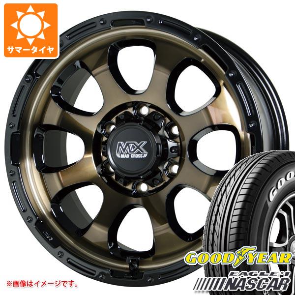 ハイエース 200系用 サマータイヤ グッドイヤー イーグル ＃1 ナスカー 215/60R17C 109/107R ホワイトレター マッドクロスグレイス 6.5 17 :madgrbrh 14403 t80968yt:タイヤ1番