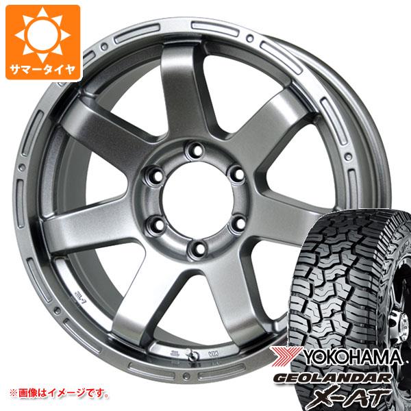 5本セット FJクルーザー 10系用 サマータイヤ ヨコハマ ジオランダー X AT G016 LT285/70R17 121/118Q ブラックレター マッドクロス MC 76 7.5 17 :madm76s 41326 t801005yt 5:タイヤ1番