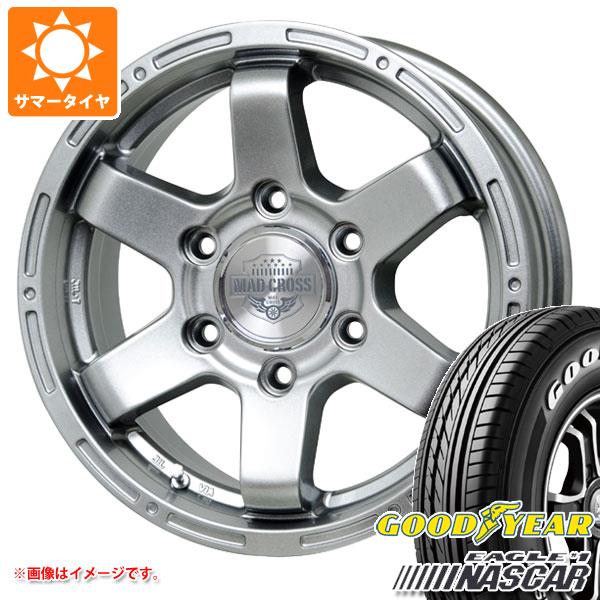 ハイエース 200系用 サマータイヤ グッドイヤー イーグル ＃1 ナスカー 195/80R15 107/105L ホワイトレター マッドクロス MC 76 6.0 15 :madm76sh 14401 t80741yt:タイヤ1番