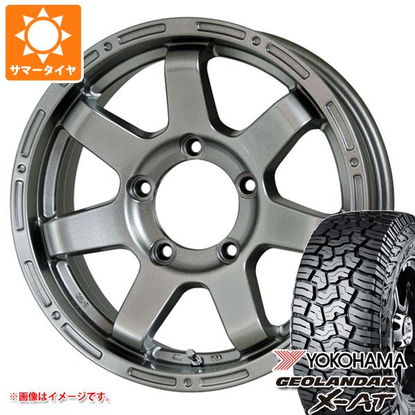 ジムニー JB64W用 2024年製 サマータイヤ ヨコハマ ジオランダー X AT G016 LT215/70R16 100/97Q ブラックレター マッドクロス MC 76 5.5 16 :madm76sj 36857 s86768zk:タイヤ1番