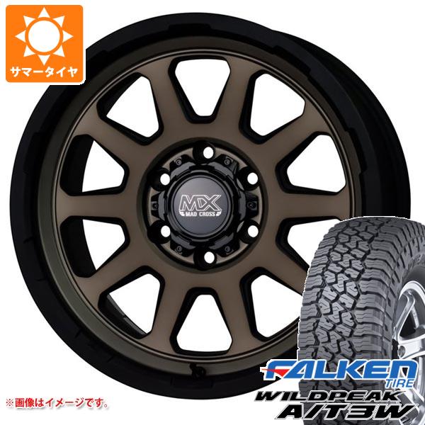 5本セット トヨタ FJクルーザー 10系用 サマータイヤ ファルケン ワイルドピーク A/T3W LT265/70R17 121/118R マッドクロスレンジャー 8.0-17