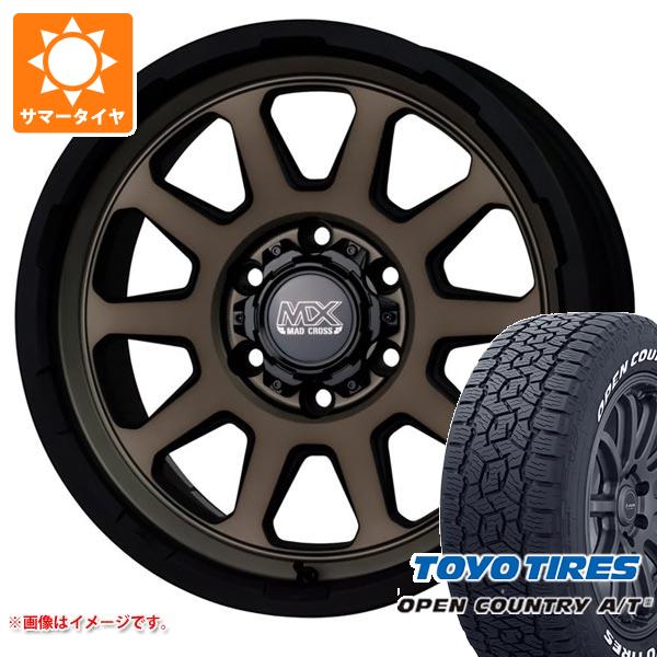 5本セット FJクルーザー 10系用 サマータイヤ トーヨー オープンカントリー A/T3 265/70R17 115T ホワイトレター マッドクロスレンジャー 8.0 17 :madrabr6 41270 t801004yt 5:タイヤ1番