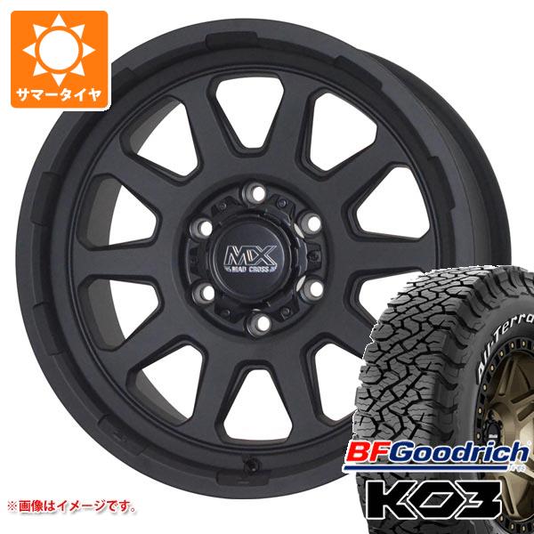 5本セット FJクルーザー 10系用 サマータイヤ BFグッドリッチ オールテレーンT/A KO3 LT265/70R17 118/115S ホワイトレター マッドクロスレンジャー 8.0-17