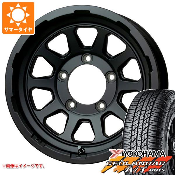 5本セット ジムニー JB64W用 サマータイヤ ヨコハマ ジオランダー A/T G015 LT225/75R16 115/112R アウトラインホワイトレター マッドクロスレンジャー 5.5-16