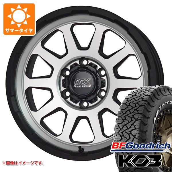 オールテレーン - トヨタ ハイラックス 120系用 朱夏タイア BF好ましい金持ち T/A KO3 LT265/65R18 117/114S 白いこと雁の使い マッドクロスレンジャー 8.0-18 夏タイヤ、ホイールセット-自動車