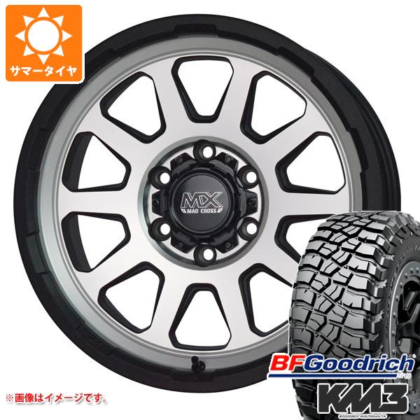 トヨタ FJクルーザー 10系用 サマータイヤ BFグッドリッチ マッドテレーンT/A KM3 LT265/70R17 121/118Q マッドクロスレンジャー 8.0-17