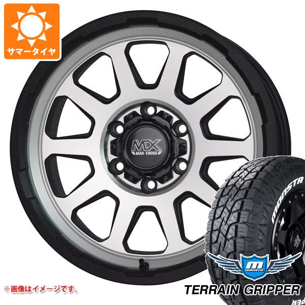 5本セット トヨタ FJクルーザー 10系用 サマータイヤ モンスタ テレーングリッパー 265/70R17 115T ホワイトレター マッドクロスレンジャー 8.0-17
