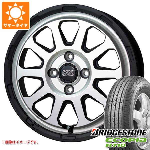 エブリイバン DA17V用 サマータイヤ ブリヂストン エコピア R710 145/80R12 80/78N (145R12 6PR相当) マッドクロスレンジャー 4.0 12 :madramsk 28451 s861038zk:タイヤ1番